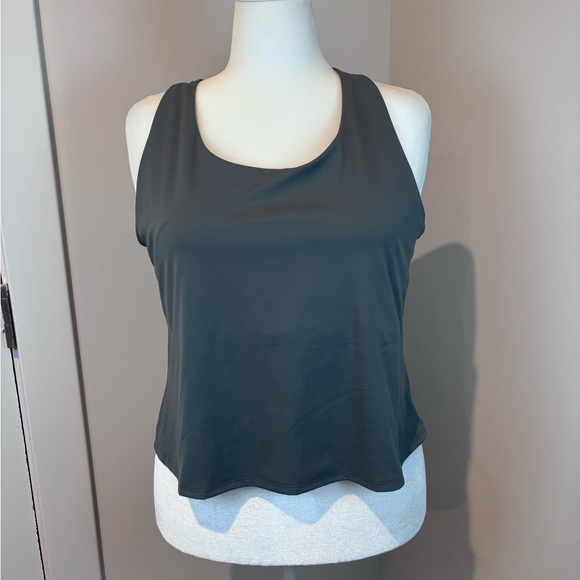 Old Navy Active Powersoft Tank Top Built-In Bra Gray XXL - Picture 1 of 11